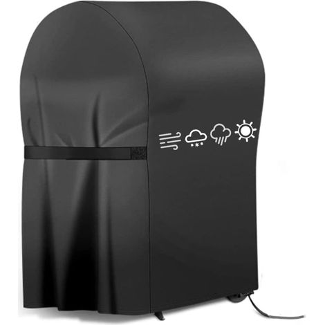 Housse Plancha,Housse Barbecue Exterieur,Bache Barbecue Exterieur,210D Oxford Protection BBQ Convient aux Anti-Vent/Solei/l'eau, Housse Plancha Convient la Plupart des Grills (145X61X117)