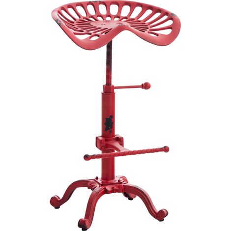 Taburete Industrial Butch Rojo (1/5)