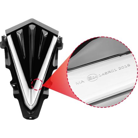 Luz de circulación diurna, brillo LED, elegante diseño en forma de V, lámpara en forma de V homologada por E-MARK. (1/2)