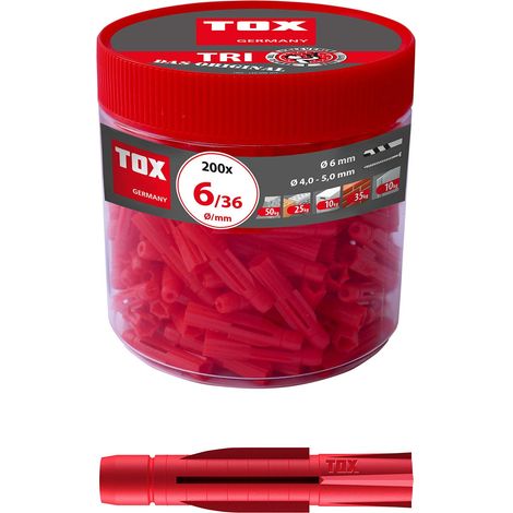 cheville universelle Tri 6 x 36 mm, 200 pièces, 010260031 (1/5)