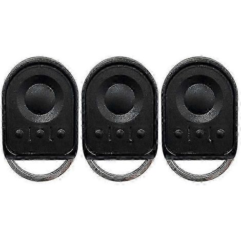 Lot de 3 télécommandes de porte de garage compatibles avec les émetteurs Keytis 2 N et Keytis 4 N (433 MHz). (1/5)