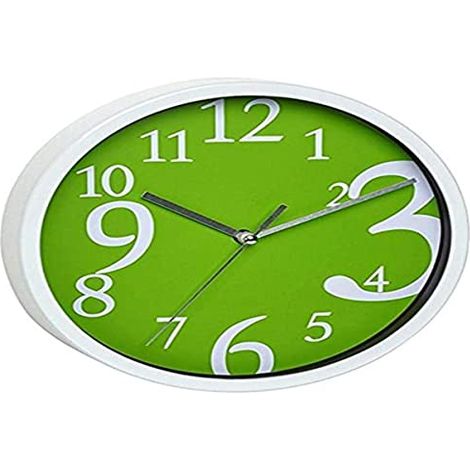 Reloj pared esfera verde