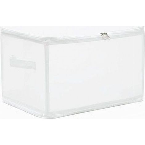 Cleafe - Box Scatola Salvaspazio Portatutto Contenitore Organizer Armadi 40x30x25cm 59974 - (1/2)