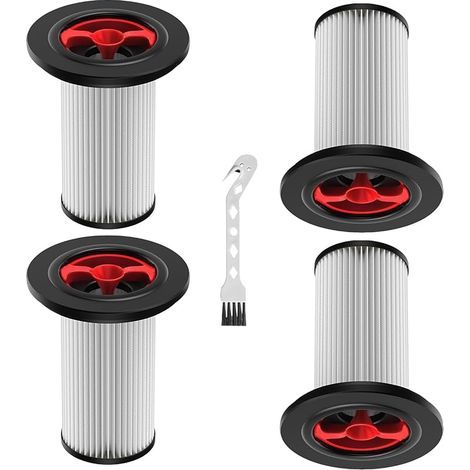 Lot de 4 filtres pour aspirateur Bosch Unlimited Gen 2 Serie 8 BKS8214W BSS81POW1 BSS825ALL Filtre de rechange (numéro de pièce 12036642 12023349) (1/5)