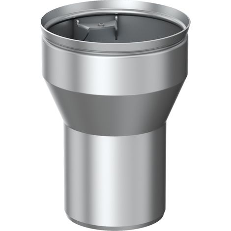 Direktablauf Edelstahl o. Klebeflansch Glocke DN 70 H 200 mm
