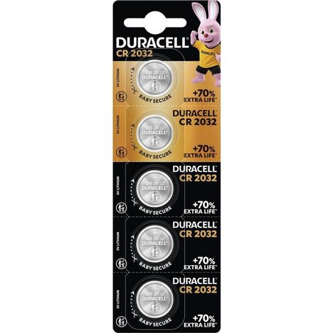 Duracell Batteria a bottone CR 2032 3 V 5 pz. 220 mAh Litio Elektro 2032 (1/3)
