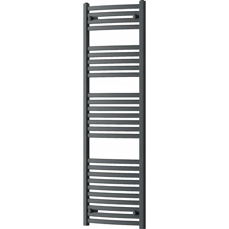 Radiador secatoallas eléctrico 680W 150x50x5,4cm, Gris