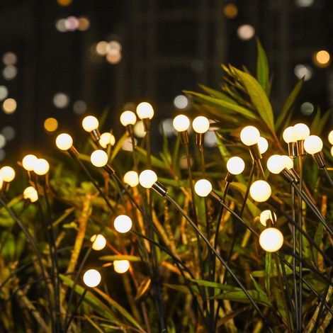 BEPER P207ILO104 Solar-Gartenleuchte mit 6 LED-Kugeln, Leuchte mit Erdspieß für Wege und Blumenbeete (1/5)