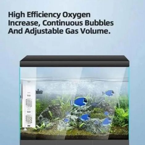 Pompe aquarium 15W 1000L/H Filtre Intérieur Aquarium Pour cycle d'eau, oxygénation + 4 pcs Mousse de Filtration -blanc (1/4)