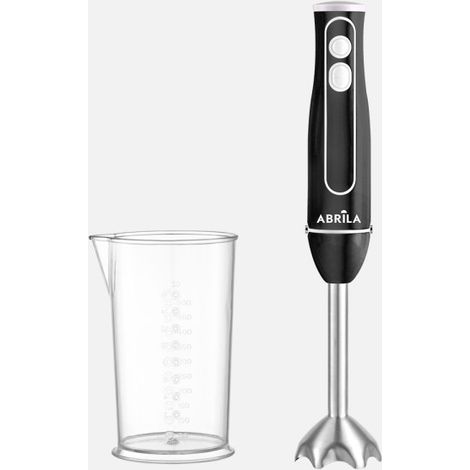Batidora de mano leyenda 1500w dc negro/blanco 2vel c/vaso braz.ac.inox.desmont.y ergonom.39,5x7,5x7,5cm