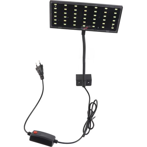 Lumière d'aquarium à économie d'énergie, réglage Flexible à 360 °, haute luminosité, Clip sur LED pour Aquarium (1/5)