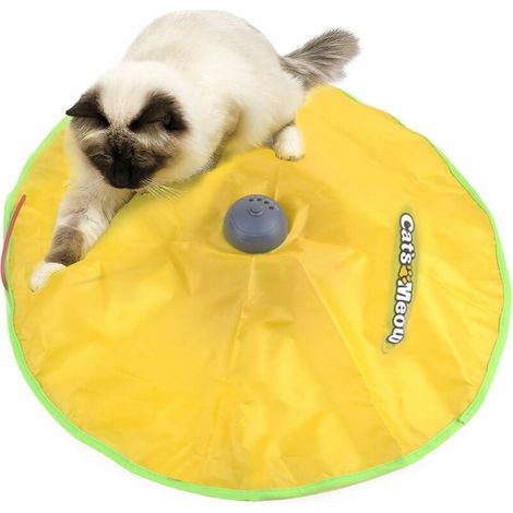 Automatisches Katzenspielzeug Interaktives Kätzchenspielzeug Rotierende Fangmaus