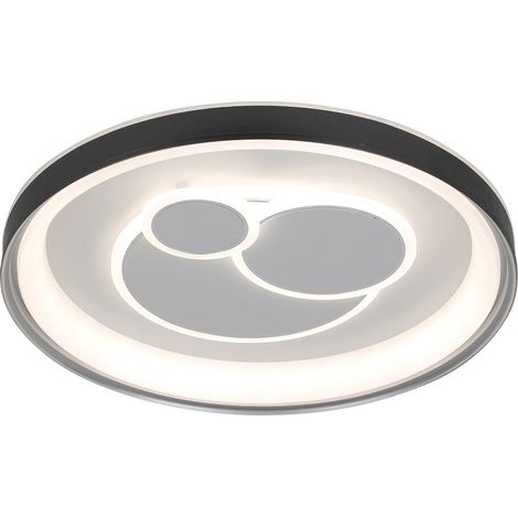 Lámpara de techo LED Florina negra italux PLF-54205-BK-WH (1/4)