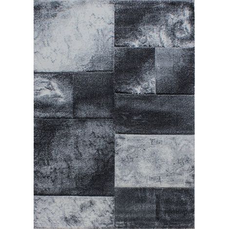 Ayyildiz Tapis Moderne - Géométrique - Abstrait Design - Tapis Flottant Salon - Gris - 230 cm x 160 cm (1/5)