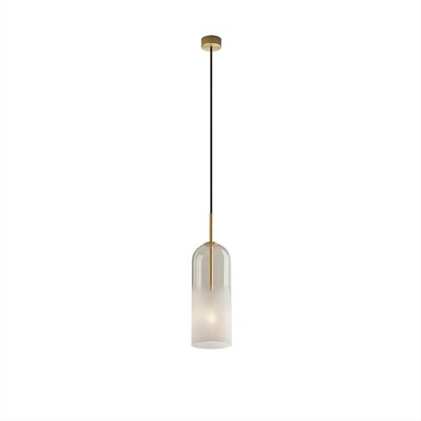 Suspension, Suspension Glam en verre M Blanc en Verre, Leds C4 (1/3)