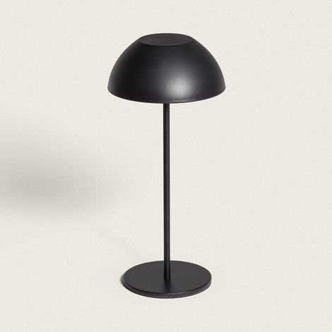 Lámpara de Mesa LED Portátil Exterior con Batería USB Recargable Mugla Negro (1/5)