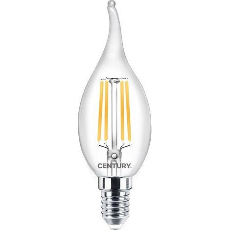 Ampoule Filament Led E14 Coup De Vent 4w Blanc Chaud (1/2)