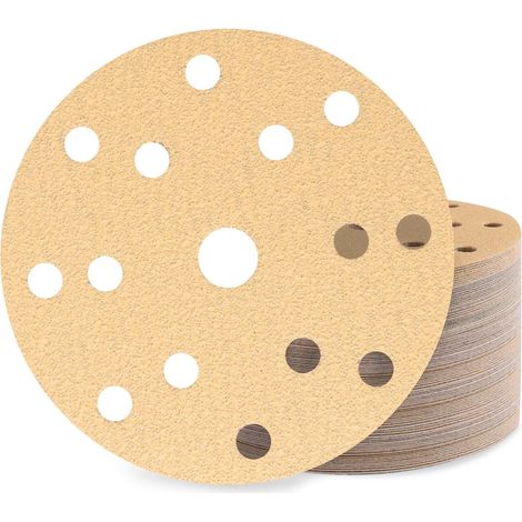 Schleifpapier 150mm Klett 15 Loch 60 Körnung 60 Stück (1/5)