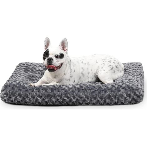 Hundebett Dunkelgrau 60x45cm, Waschbar, Rutschfest, Atmungsaktiv (1/5)