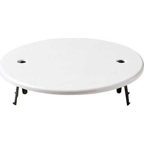 02646 Tapa redonda Ø 94 mm con asas blancas