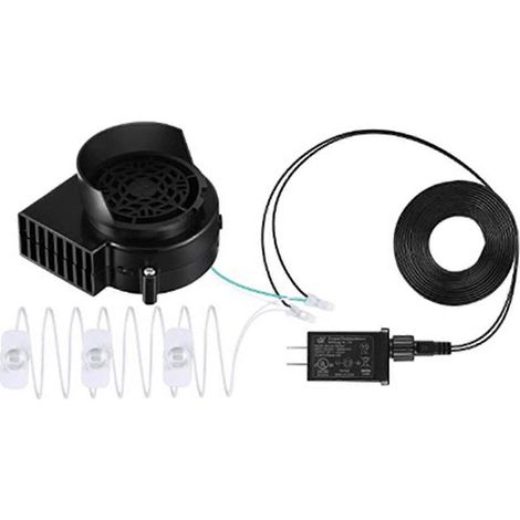 Souffleur, moteur de ventilateur de rechange pour décorations gonflables de jardin, ventilateur 1,0 A pour cour, Halloween et Noël, adaptateur 10,2 V/1,0 A (1/5)