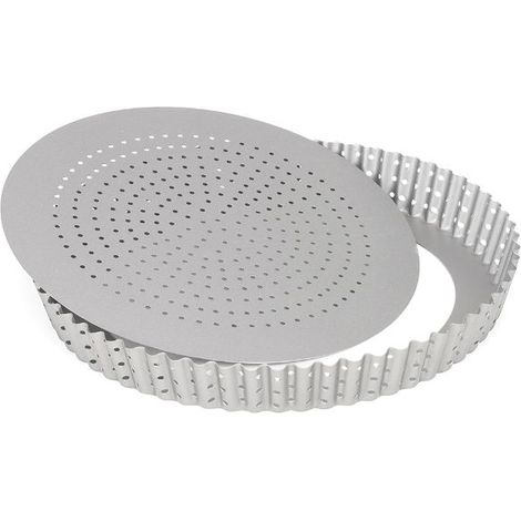 PATISSE - SILVER TOP MOULE A TARTE 28CM AA PERFORE AMOVIBLE