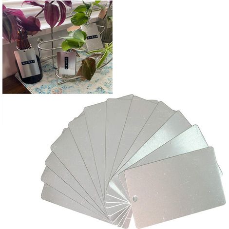 50pcs Aluminum Plant Labels Tree Tags Garden Outdoor Metal Labels Blank Printed (1/5)