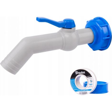 Bradas IBCS60-GTM451025 45°-Wasserhahn für 32-mm-Schlauch (1/2)