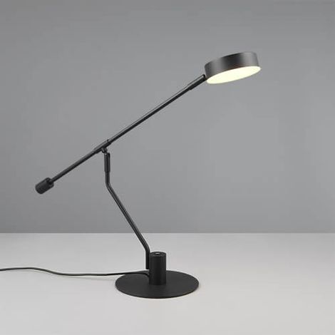 Lampe bureau LED réglable noire CCT 6W Manduro Trio (1/3)