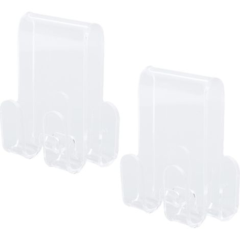 Gancho para Puerta de Ducha, Colgador Acrílico Double Cara con (1/4)