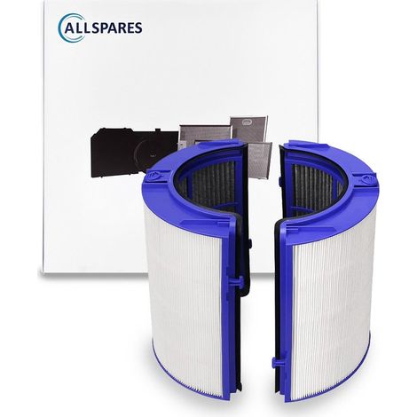 Filtro HEPA a 360° AllSpares per purificatori d'aria compatibili con Dyson PH01 / HP06 / TP06 / HP07 (Ø210x220mm)