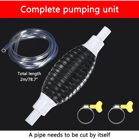 Pompe à liquide multifonction aspiration eau huile carburant siphon transfert essence diesel avec tuyau de 2 mètres (1/3)