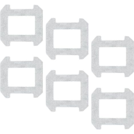6 pièces pièce de rechange pour serpillières pour Dreame C1 /C1 Station chiffons de lavettes Robot accessoires en tissu de nettoyage chiffon de nettoyage (1/5)