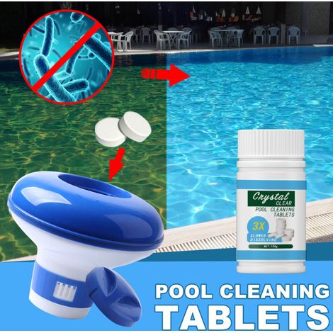 Distributeur de Chlore, Réglable Distributeur Chlore Distributeur Flottant pour Piscine,Diffuseur Chlore Piscine,Flotteur de Chlore Spa, Intérieure et Extérieure (1/5)
