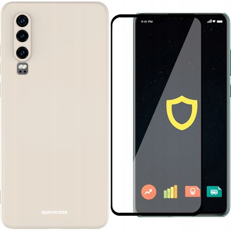 Matte Silikonhülle für Huawei P30 + Glas (1/5)