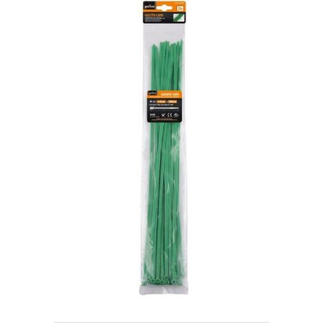 Kaela - Set 20 Pz Fascette Cavi Cavo Verde Stringenti In Plastica Nylon 4.8x500mm 92401 - (1/3)