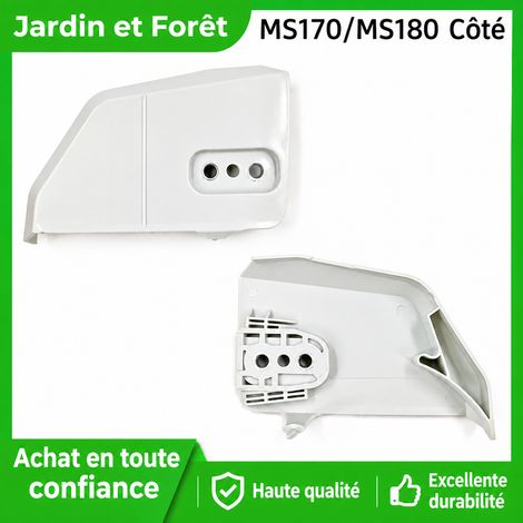 Carter latéral de chaîne pour tronçonneuse thermique MS170 carter latéral MS180 pièce détachée de remplacement – Livraison gratuite (1/5)