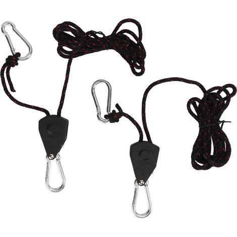 2 Pièces Porte-Bagages en Corde, Grande Capacité de Charge, Léger et Portable pour Tente de Camping, Boucle Réglable pour Randonnée (1/5)