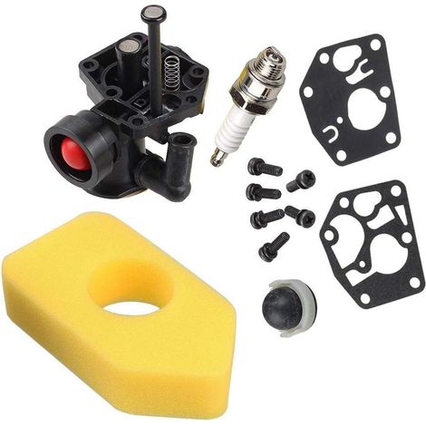 Kit carburateur 795477 et filtre à air 698369 – compatible Briggs & Stratton 795469 794147 699660 794161 498811 (1/3)