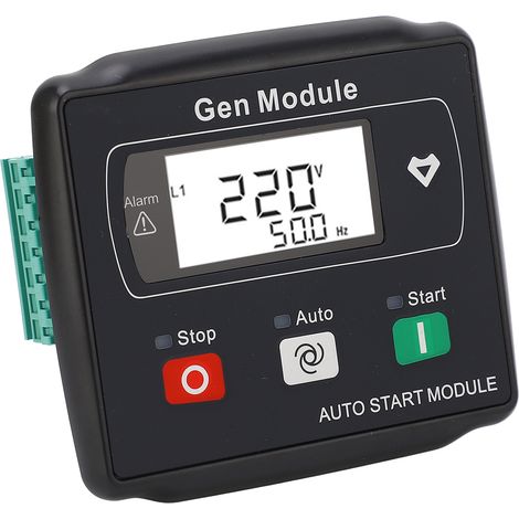 Generator-Auto-Controller mit LCD-Display, Stromaggregat-Steuermodul für Dieselmotoren 15–360 V (1/5)