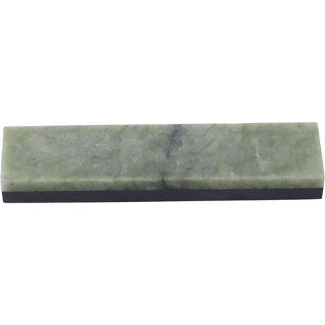 Piedra de afilar, piedra de afilar de carburo de boro de doble cara, grano 800, grano 10000, piedra de afilar para cuchillos de pulido de esmeralda, 100x25x10mm - Crezuo