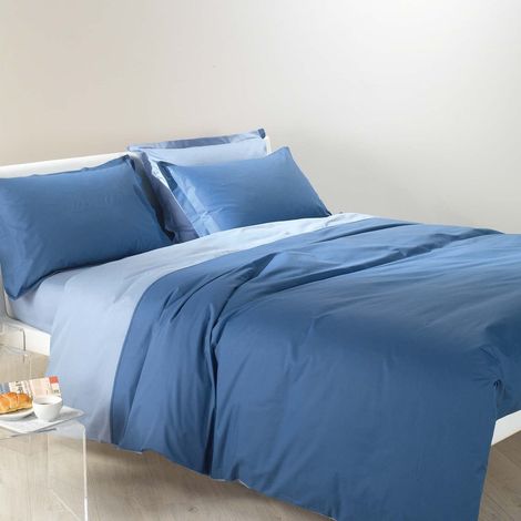 Parure de lit 4 pièces en 100% coton Housse Couette Douce et Elégante, Lavable et Facile d’Entretien Housse de Couette 200x200 et Autres Tailles (1/3)