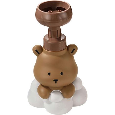 Nachfüllbare Seifenspenderflasche in Teddybärform aus Schaumstoff fürs Badezimmer - AquaForge (1/5)