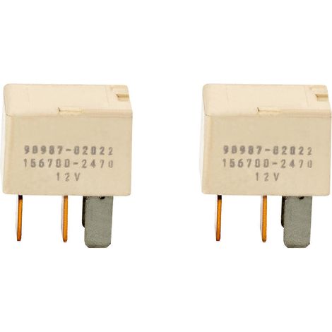 2x Kupplungsrelais für Klimaanlagenkompressor 90987-02022 1567002470 für Toyota Lexus Scion (1/5)