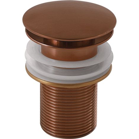 GEDY MXCC0600000 CLIC CLAC 06 Válvula desagüe universal para lavabo y bidet oro rosa - ref: MXCC0600000 (1/2)