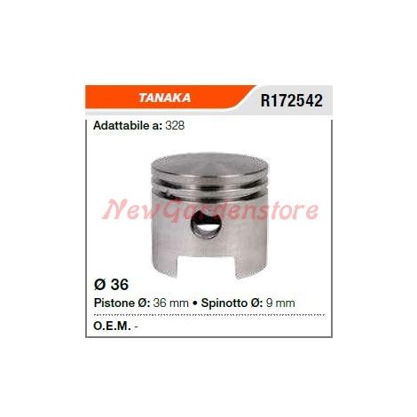 Pistone segmenti spinotto TANAKA motosega 328 172542