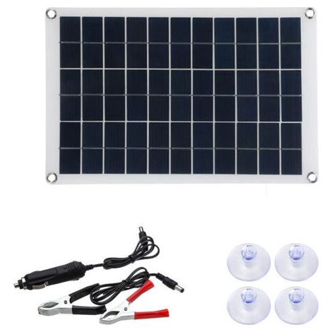 Panneau solaire 20W 12V portable 420x280 mm IP67 (1/5)