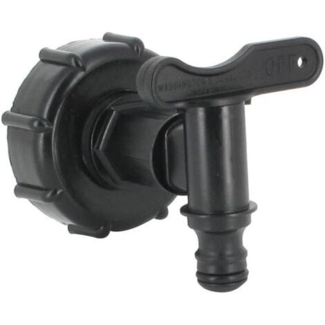 S60X6 Fitting - HDPE Tap for 1000 L Water Tank (1/5)