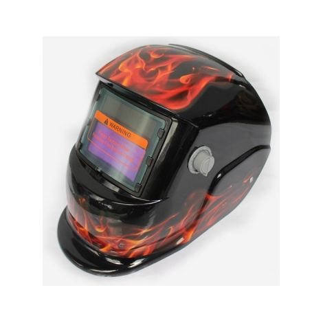 ZOLGINAH Casque de Soudure Automatique - Masque de Soudure avec 2 Lentilles et 2 Capteurs de filtre à ombre réglables DIN9-13 pour le soudage à l'arc de MIG TIG MAG [Classe énergétique A+++] (1/5)