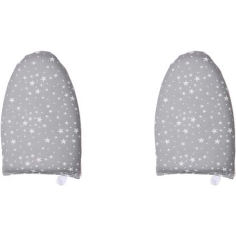 Guantes para planchar a vapor (paquete de 2) con anillos para los dedos,guantes resistentes al vapor,resistentes al calor,24143 cm,Gris (1/5)